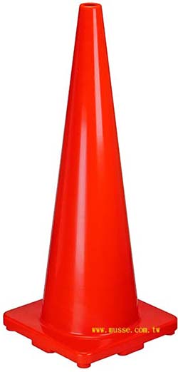 90cm pvc orange traffic cones