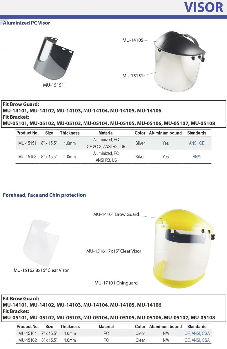 Browguard fit visor list_2