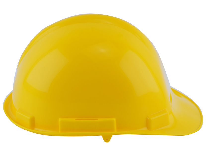 construction safety helmets side view