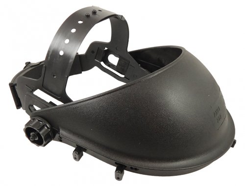 Black PP Brow Guard | Ratchet Headgear Visor Carrier | MUSSE