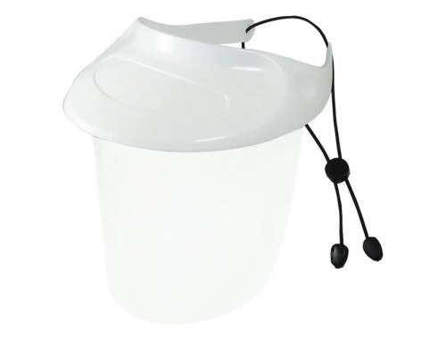 MU-16602 Protector Facial Fijo Blanco | Protección contra Salpicaduras | MUSSE