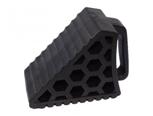 PVC Wheel Chock Black | 20x10x15cm | MUSSE